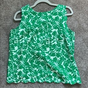 J Crew Sleeveless top